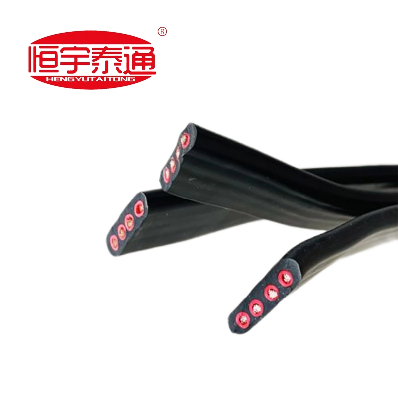 Joustavat litteät kaapelit NBR PUR PVC TPE TPU